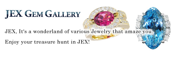 JEX Gem Gallery - It's a wonderland of various Jewelry that amaze you.  We invite you to a tour of the treasure hunt.